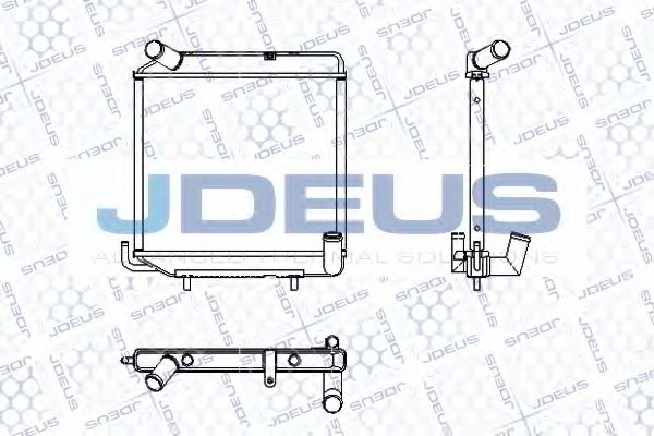 Радиатор, охлаждение двигателя JDEUS RA0390010