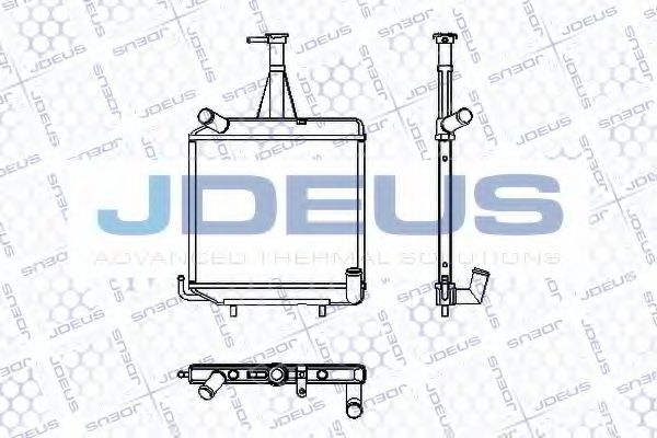 Радиатор, охлаждение двигателя JDEUS RA0390011