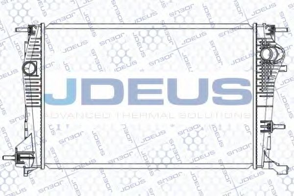 Радиатор, охлаждение двигателя JDEUS 023M90