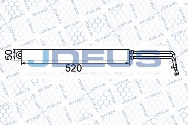Масляный радиатор, рулевое управление JDEUS 420M70