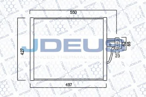 Конденсатор, кондиционер JDEUS 705M07