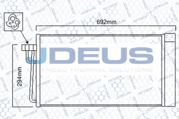 Конденсатор, кондиционер JDEUS 705M23