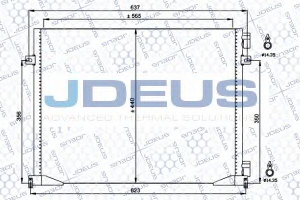 Конденсатор, кондиционер JDEUS 723M27