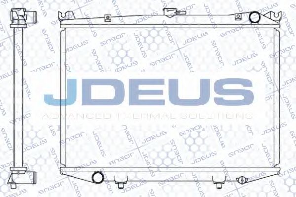 Радиатор, охлаждение двигателя JDEUS 019M06