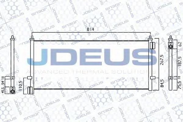 Конденсатор, кондиционер JDEUS 731M06