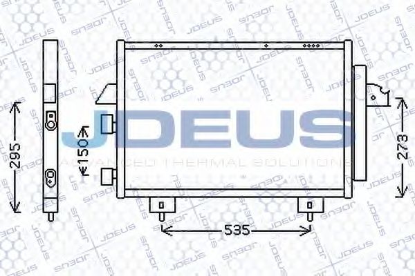 Конденсатор, кондиционер JDEUS 728M65