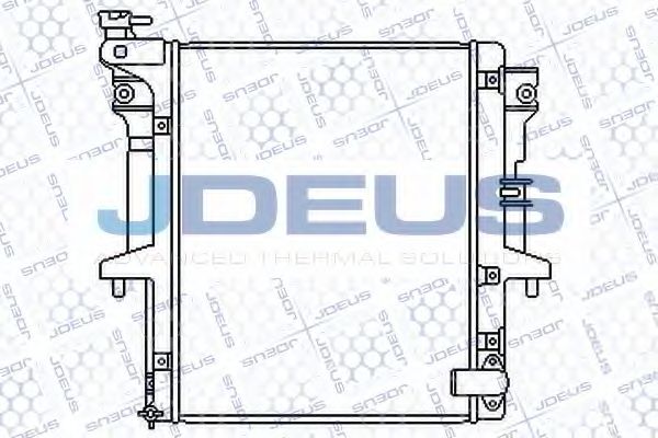 Радиатор, охлаждение двигателя JDEUS 018M45
