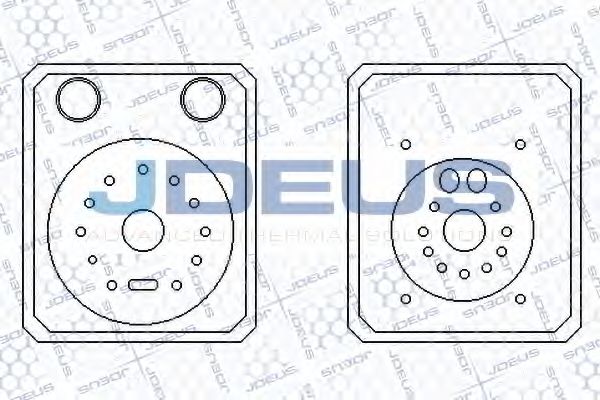масляный радиатор, двигательное масло JDEUS 425M28