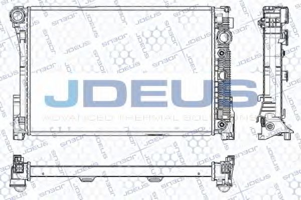 Радиатор, охлаждение двигателя JDEUS RA0171010