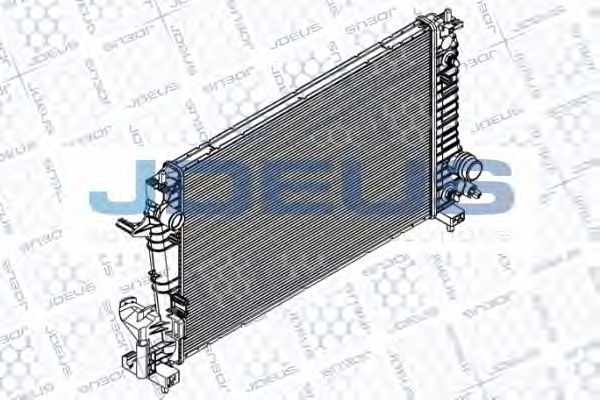 Радиатор, охлаждение двигателя JDEUS RA0560040