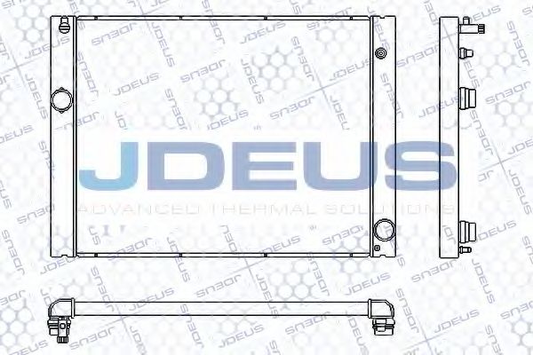 Радиатор, охлаждение двигателя JDEUS 005M28