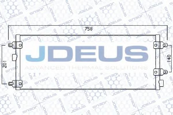 Конденсатор, кондиционер JDEUS 736M05