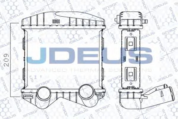 Интеркулер JDEUS 817M40A