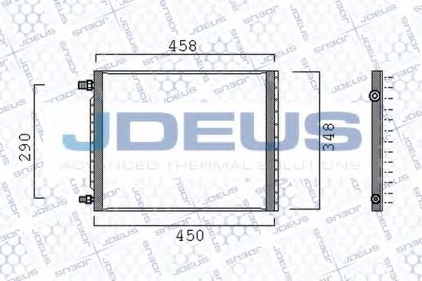 Конденсатор, кондиционер JDEUS 799M08