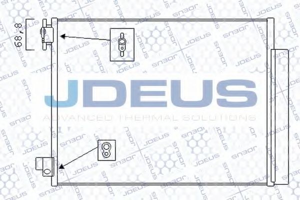 Конденсатор, кондиционер JDEUS 723M95