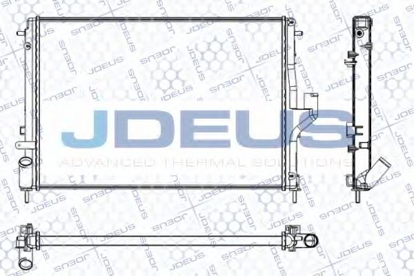 Радиатор, охлаждение двигателя JDEUS RA0231050