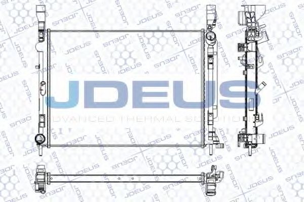 Радиатор, охлаждение двигателя JDEUS RA0231060