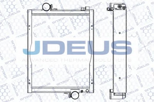 Радиатор, охлаждение двигателя NISSENS 61706