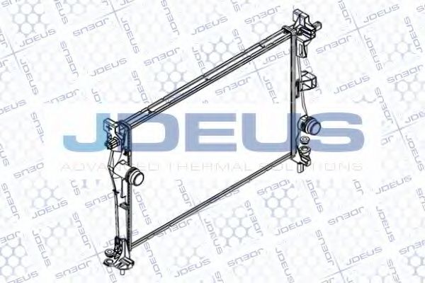 Радиатор, охлаждение двигателя JDEUS RA0111400