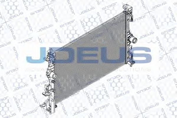 Радиатор, охлаждение двигателя JDEUS RA0201240