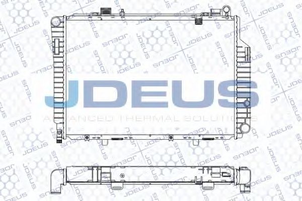 Радиатор, охлаждение двигателя JDEUS 017M36A