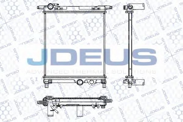 Радиатор, охлаждение двигателя JDEUS RA0300600