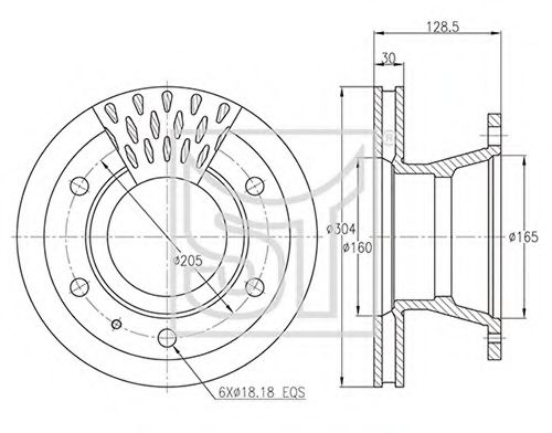 Тормозной диск ST-TEMPLIN 03.110.0813.200