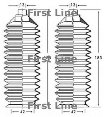 Пыльник, рулевое управление FIRST LINE FSG3240