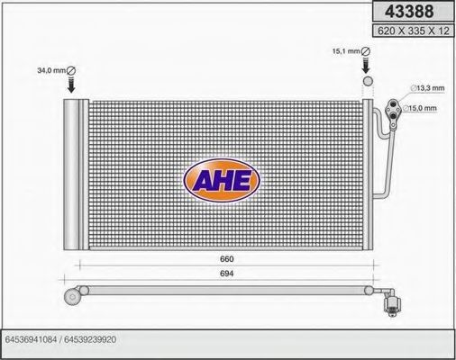 Конденсатор, кондиционер AHE 43388