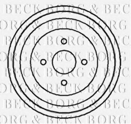 Тормозной барабан BORG & BECK BBR7004