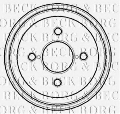 Тормозной барабан BORG & BECK BBR7095