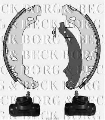 Комплект тормозных колодок BORG & BECK BBS1062K