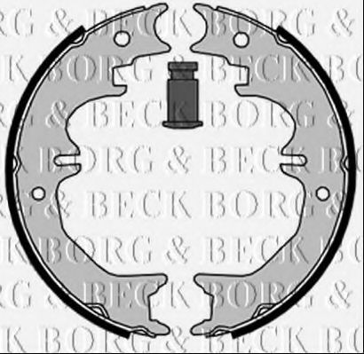 Комплект тормозных колодок BORG & BECK BBS6462