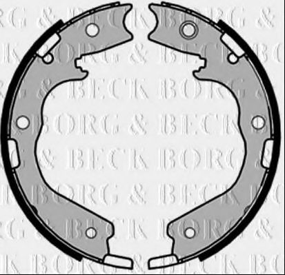 Комплект тормозных колодок BORG & BECK BBS6468