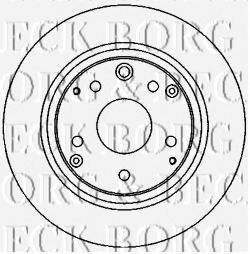 Тормозной диск BORG & BECK BBD4612