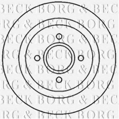 Тормозной диск BORG & BECK BBD4662