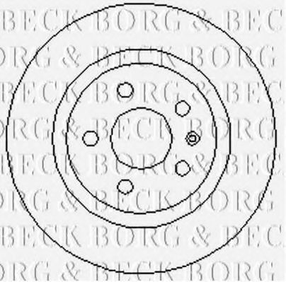 Тормозной диск BORG & BECK BBD4729