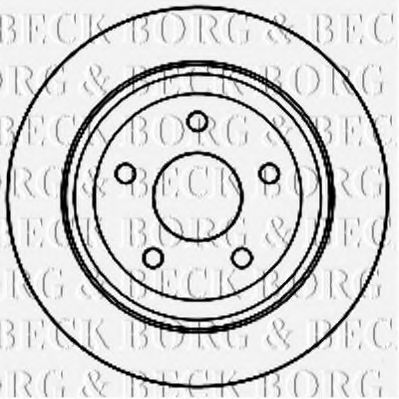 Тормозной диск BORG & BECK BBD4792