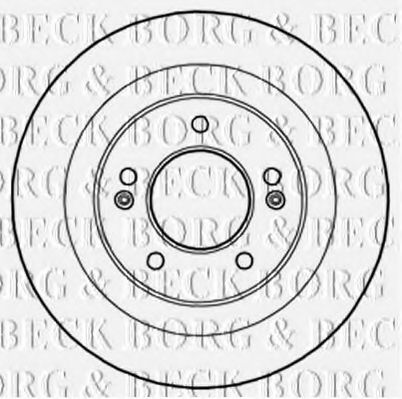 Тормозной диск BORG & BECK BBD5230