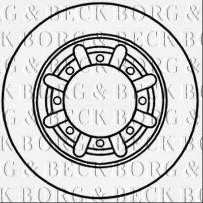 Тормозной диск BORG & BECK BBD5233