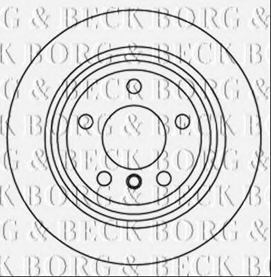 Тормозной диск BORG & BECK BBD5259