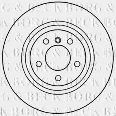 Тормозной диск BORG & BECK BBD5300