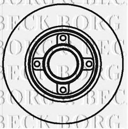 Тормозной диск BORG & BECK BBD5796S