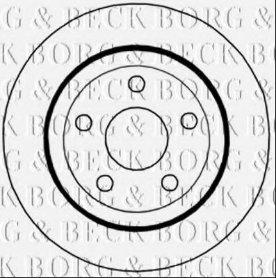 Тормозной диск BORG & BECK BBD6006S