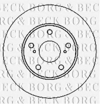 Тормозной диск BORG & BECK BBD4682
