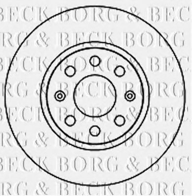 Тормозной диск BORG & BECK BBD4715