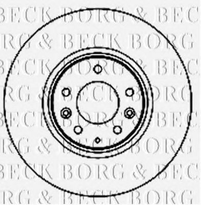 Тормозной диск BORG & BECK BBD5147
