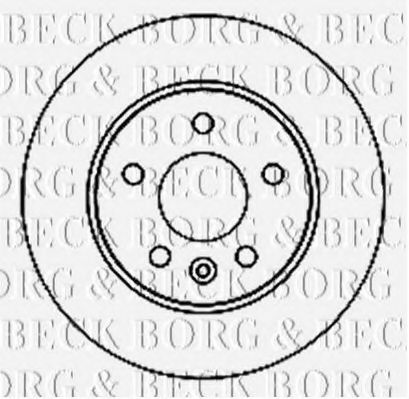 Тормозной диск BORG & BECK BBD5157