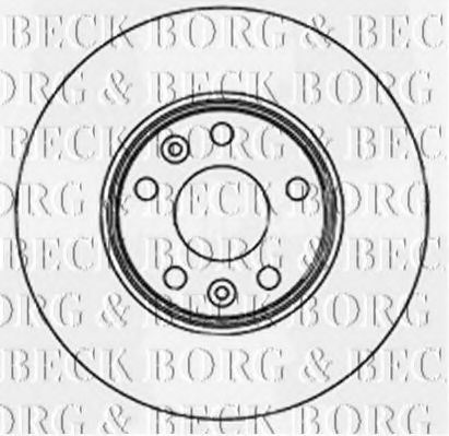 Тормозной диск BORG & BECK BBD5163