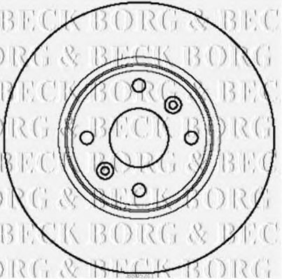 Тормозной диск BORG & BECK BBD5211